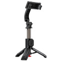 Selfie tyč Acefast E42 s automatickým stativem a Bluetooth dálkovým ovládáním 63 cm - černá