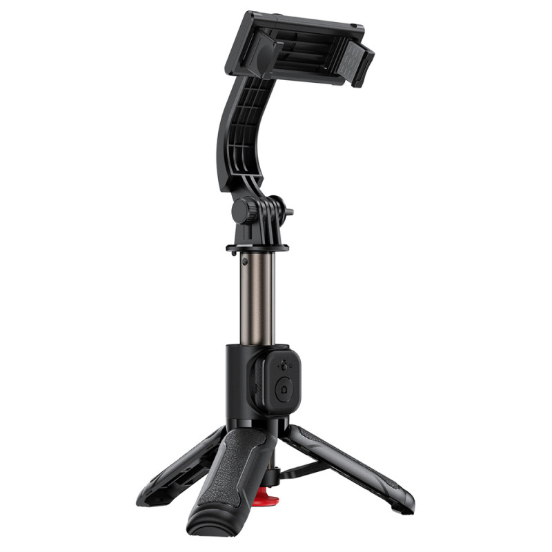Acefast E42 Selfie Stick with Automatic Tripod and Bluetooth Remote Control 63 cm - Black