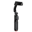 Acefast E42 Selfie Stick with Automatic Tripod and Bluetooth Remote Control 63 cm - Black