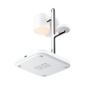 Acefast E39 Qi2.2 25W 4-in-1 Wireless Desk Charger for Phone, Watch, and Headphones with Night Light - White