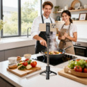 Selfie tyč Acefast E42 s automatickým stativem a Bluetooth dálkovým ovládáním 63 cm - černá