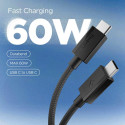 Kabel Spigen Essential EB6015CC USB-C 60W 150 cm - czarny