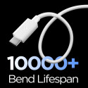 Kabel Spigen Essential EB6015AC USB-C 60W 150 cm - bílý