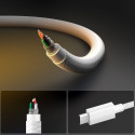 Kabel Spigen Essential EB6015AC USB-C 60W 150 cm - bílý