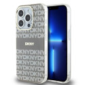 Kryt DKNY IML Mono & Stripe pro iPhone 15 Pro Max - béžová