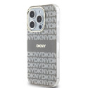 Kryt DKNY IML Mono & Stripe pro iPhone 15 Pro Max - béžová