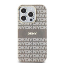 Kryt DKNY IML Mono & Stripe pro iPhone 15 Pro Max - béžová