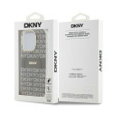 Kryt DKNY IML Mono & Stripe pro iPhone 15 Pro Max - béžová