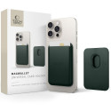 Magnetická peněženka Tech-Protect MagWallet MagSafe – univerzální držák karet – khaki