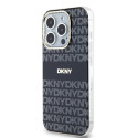Kryt DKNY IML Mono & Stripe pro iPhone 15 Pro Max – black