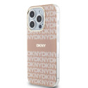 Kryt DKNY IML Mono & Stripe pro iPhone 15 Pro Max - růžová