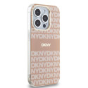Kryt DKNY IML Mono & Stripe pro iPhone 15 Pro Max - růžová