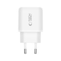 Ładowarka sieciowa Tech-Protect NCA65W-GAN 2-Porty PD 65W / QC3.0 2 - biała