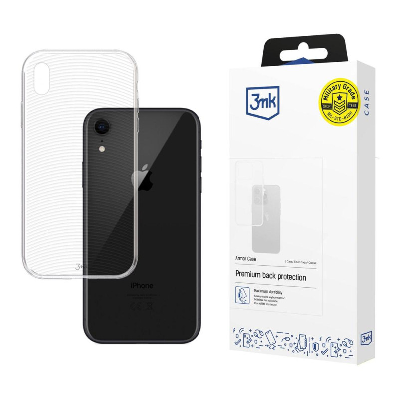 Kryt 3mk PROTECTION pro iPhone XR - transparent