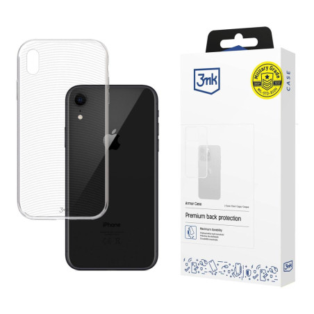 Kryt 3mk PROTECTION Armor Case pro iPhone XR transparent