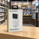 Powerbanka Wozinsky WFC-15W 20000mAh 22,5W PD20W s vestavěnými kabely Lightning a USB-C - bílá