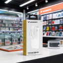 Powerbanka Wozinsky W11-W 10000mAh 10W s vestavěnými kabely a svítilnou - bílá