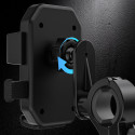 Dudao F7 holder for bike, motorcycle, scooter - black