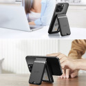 Magnetická peněženka Tech-Protect MagWallet Stand MagSafe – univerzální držák karet – černá