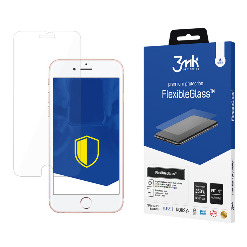 Ochranné sklo 3mk FLEXIBLEGLASS™ hybrid glass pro iPhone 7 Plus - transparentní