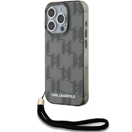Pouzdro Karl Lagerfeld IML Mono pro iPhone 15 Pro – černé