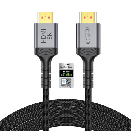Kabel Tech-Protect UltraBoost HDMI 2.1 4K 120HZ / 8K 60HZ 300 cm - černý