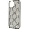 Pouzdro Karl Lagerfeld IML Mono KL Pattern & Cord iPhone 15/14/13 - č