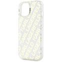 Kryt Karl Lagerfeld IML Fullover Logo pro iPhone 15/14/13 – zlatý