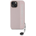Kryt Karl Lagerfeld SAFFIANO pro iPhone 15/14/13 - pink
