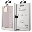 Kryt Karl Lagerfeld SAFFIANO pro iPhone 15/14/13 - pink