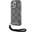 Pouzdro Karl Lagerfeld IML pro iPhone 15 Pro Max - černé