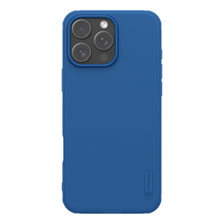 Magnetické pouzdro Nillkin Super Frosted Shield Pro pro iPhone 16 Pro - modré