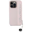 Karl Lagerfeld SAFFIANO Rhinestones & Charm pro iPhone 15 Pro Max - pi