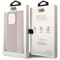 Karl Lagerfeld SAFFIANO Rhinestones & Charm pro iPhone 15 Pro Max - pi