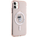 Pouzdro Karl Lagerfeld IML Choupette iPhone 11 / XR růžová