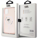 Pouzdro Karl Lagerfeld IML Choupette iPhone 11 / XR růžová