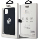 Karl Lagerfeld KARL&CHOUPETTE silikonové pouzdro iPhone 11/XR černé
