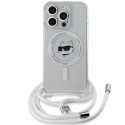 Kryt Karl Lagerfeld CHOUPETTE Head & Cord iPhone 14 Pro - transparent
