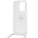 Kryt Karl Lagerfeld CHOUPETTE Head & Cord iPhone 14 Pro - transparent