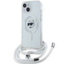 Kryt Karl Lagerfeld IML Choupette pro iPhone 14/13/15 - transparent