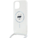Kryt Karl Lagerfeld IML Choupette pro iPhone 14/13/15 - transparent