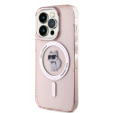 Karl Lagerfeld IML CHOUPETTE pro iPhone 14 Pro Max - růžová