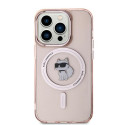 Karl Lagerfeld IML CHOUPETTE pro iPhone 14 Pro Max - růžová