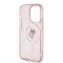 Karl Lagerfeld IML CHOUPETTE pro iPhone 14 Pro Max - růžová