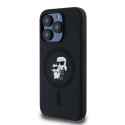 Kryt Karl Lagerfeld Karl&Choupette MagSafe iPhone 15 Pro - black