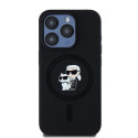 Kryt Karl Lagerfeld Karl&Choupette MagSafe iPhone 15 Pro - black