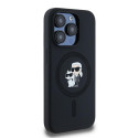 Kryt Karl Lagerfeld Karl&Choupette MagSafe iPhone 15 Pro - black