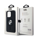 Kryt Karl Lagerfeld Karl&Choupette MagSafe iPhone 15 Pro - black