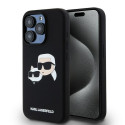 Kryt Karl Lagerfeld SILICONE KARL&CHOUPETTE pro iPhone 15 Pro