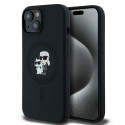 Kryt Karl Lagerfeld SILICONE Karl&Choupette iPhone 15 Plus